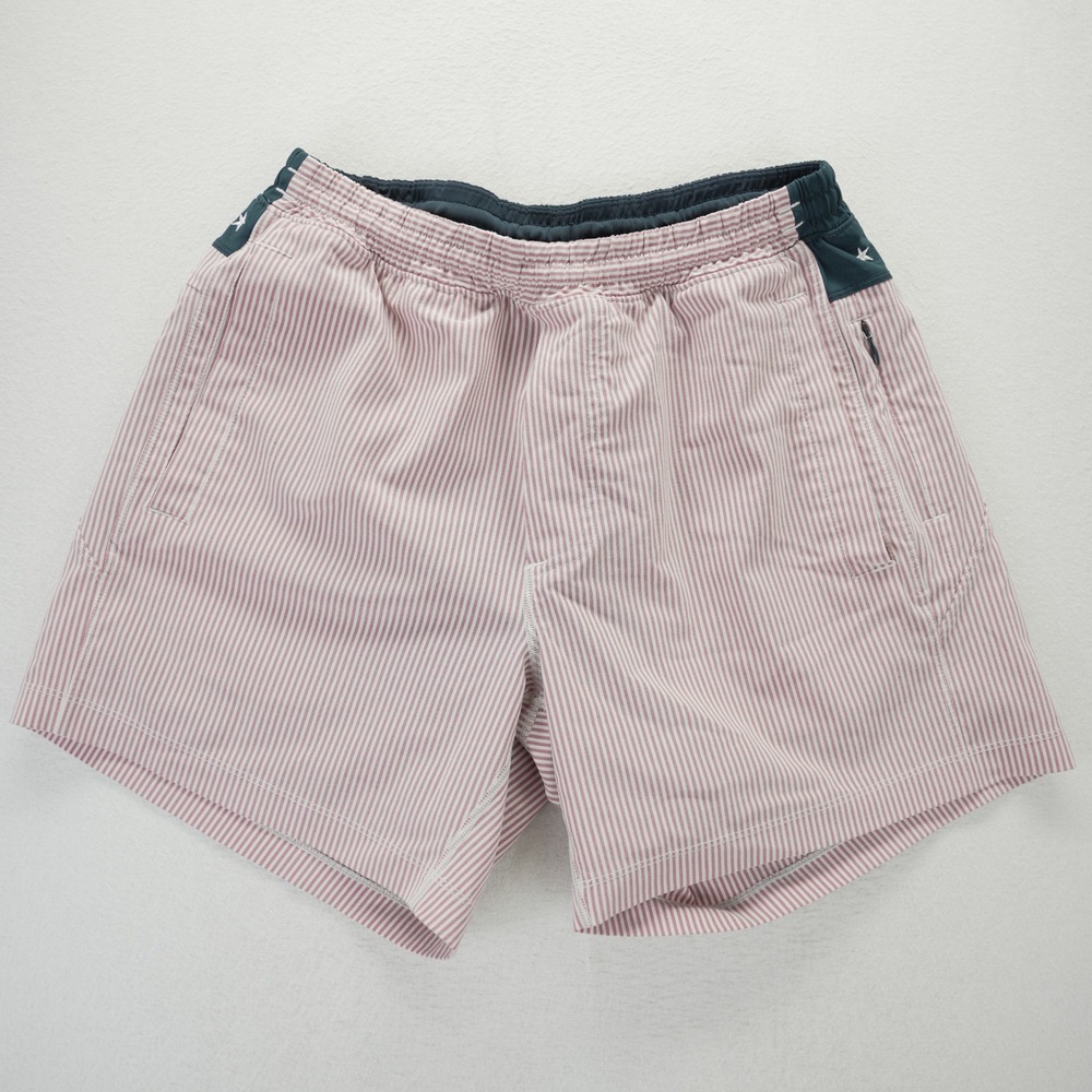 Birddogs Sargeant Tuddy Gym Shorts Stripe Star Waistband Built-in Liner Size M